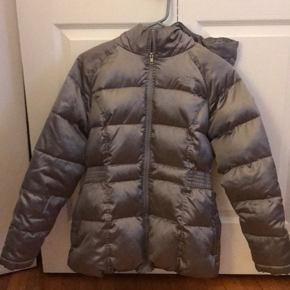 Girls Silver North Face